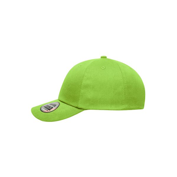 MB6223 6 Panel Heavy Brushed Cap lime one size