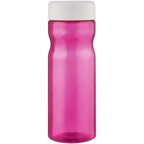 H2O Active® Base 650 ml screw cap water bottle - Magenta/White