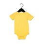 Baby Jersey Short Sleeve One Piece - Yellow