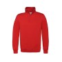 B&C ID.004 Cotton Rich Zipsweater Red 3XL