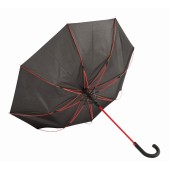 Automatisch te openen paraplu CANCAN - rood, zwart