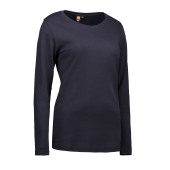 Interlock T-shirt | long-sleeved | women - Navy, S