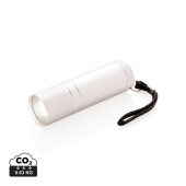 COB zaklamp, zilver