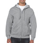 Gildan Sweater Hooded Full Zip HeavyBlend for him cg7 sports grey 3XL