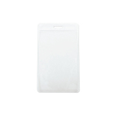 Badge holder vertical, 75x125mm - Transparent