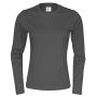 Cottover Gots T-shirt Long Sleeve Lady charcoal L