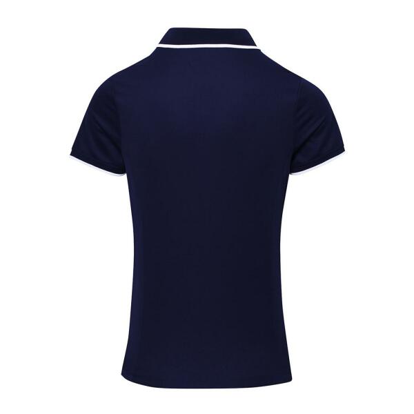 Ladies Contrast Coolchecker® Piqué Polo Shirt, Navy/White, XXL, Premier