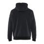 Hooded sweatshirt met rits gevoerd