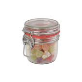 Glazen weckpot 255 ml gevuld met ca. 170 gram DutchDex mints