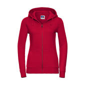 Ladies' Authentic Zipped Hood - Classic Red - S