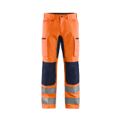 High Vis Oranje/Marineblauw