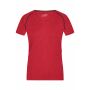 Ladies' Sports T-Shirt - red-melange/titan - XS
