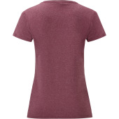 Lady-fit Valueweight T (61-372-0) Heather Burgundy S
