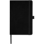 Honua A5 recycled paper notebook with recycled PET cover - Solid black
