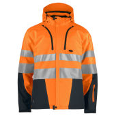 6420 Padded Softshell Jacket HV Orange/Black 3XL