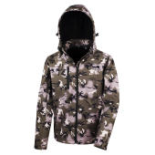 Camo TX Performance Hooded Softshell - Camo Green - 2XL