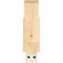 Rotate houten USB - Lichtbruin - 1GB