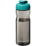 H2O Active® Eco Base 650 ml sportfles met kanteldeksel - Charcoal/Aqua