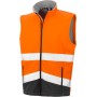 High-viz softshell jacket Fluorescent Orange / Black S