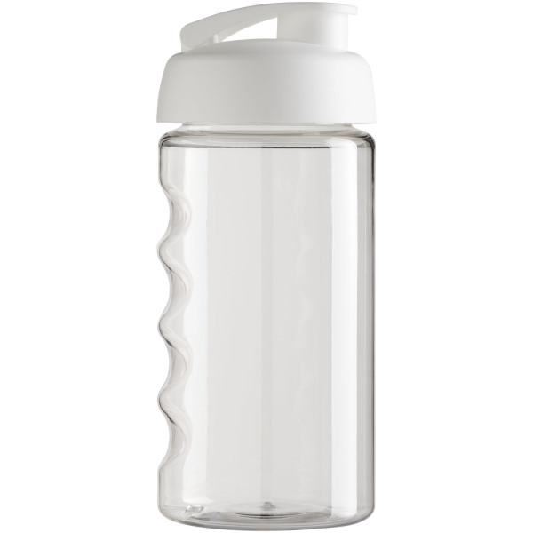 H2O Active® Bop 500 ml flip lid sport bottle - Transparent/White