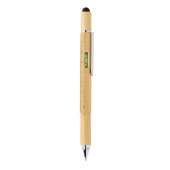 Bamboo 5 in 1 toolpen, brown