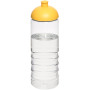 H2O Active® Treble 750 ml sportfles met koepeldeksel - Transparant/Geel
