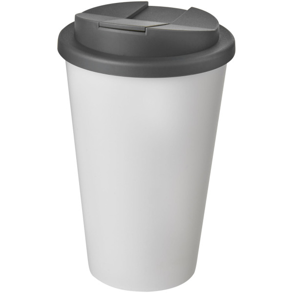 Americano® 350 ml tumbler with spill-proof lid - White/Grey