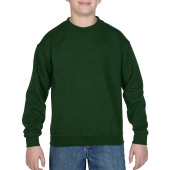 Gildan Sweater Crewneck HeavyBlend for kids 5535 forest green L
