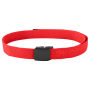 9060 Belt With Plastic Buckle Red One Size