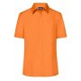 Ladies' Business Shirt Short-Sleeved - orange - 3XL
