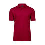 Luxury Stretch Polo - Deep Red - L