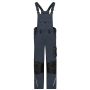 Workwear Pants with Bib - STRONG - - carbon/black - 58