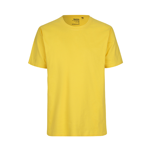 Neutral mens classic t-shirt-Yellow-XXL