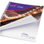Desk-Mate® A5 spiraal notitieboek - Wit/Zwart - 50 pages