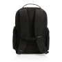 Swiss Peak AWARE™ RPET 15.6 inch commuter backpack, black