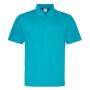 AWDis Cool Polo Shirt, Turquoise Blue, M, Just Cool