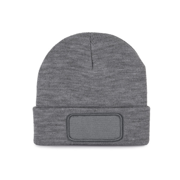 Muts met patch en Thinsulate-voering Oxford grey One Size