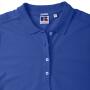 RUS Ladies Fitted Stretch Polo, Azure Blue, XXL