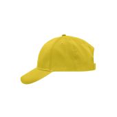 MB6118 Brushed 6 Panel Cap zon-geel one size