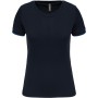 Dames-t-shirt DayToDay korte mouwen Navy / Light Royal Blue 3XL