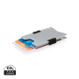 Aluminium RFID anti-skimming creditcard houder, zilverkleuri