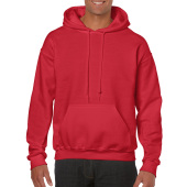 Gildan Sweater Hooded HeavyBlend for him Red 5XL