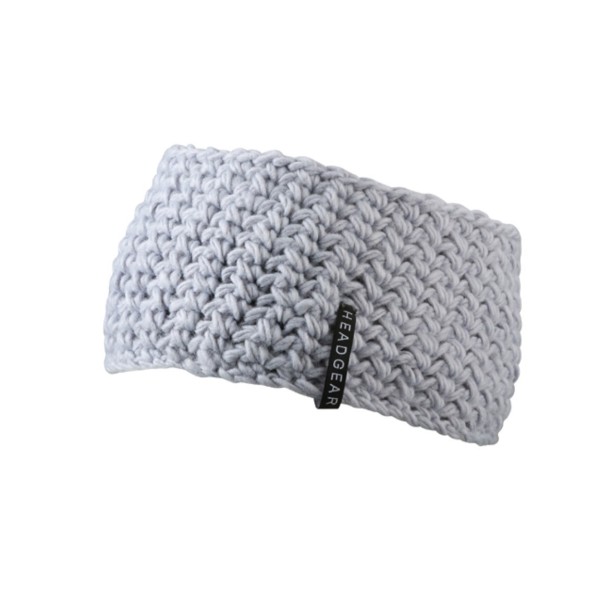 MB7947 Crocheted Headband - silver - one size