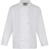Long Sleeve Press Stud Chef's Jacket White XXL