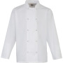 Long Sleeve Press Stud Chef's Jacket White M