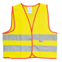 Reflective vest for kids - lime yellow
