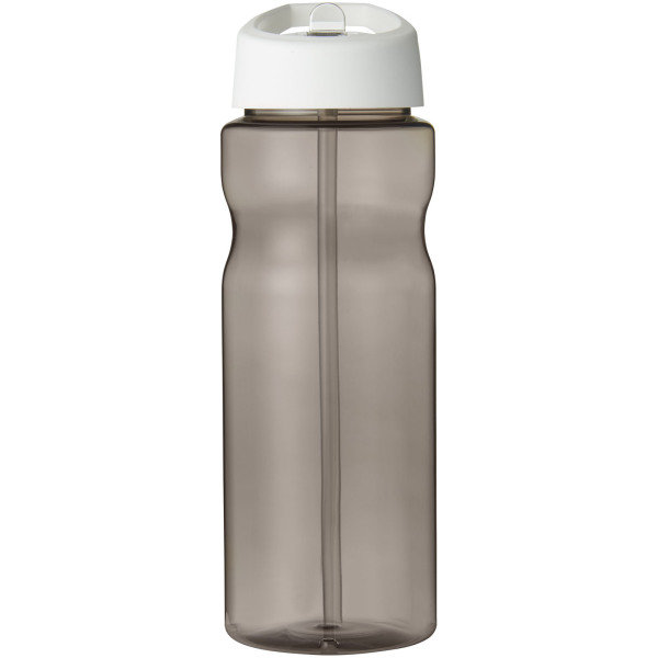 H2O Active® Base 650 ml spout lid sport bottle - Charcoal/White