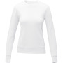 Zenon dames sweater met crewneck - Wit - 4XL