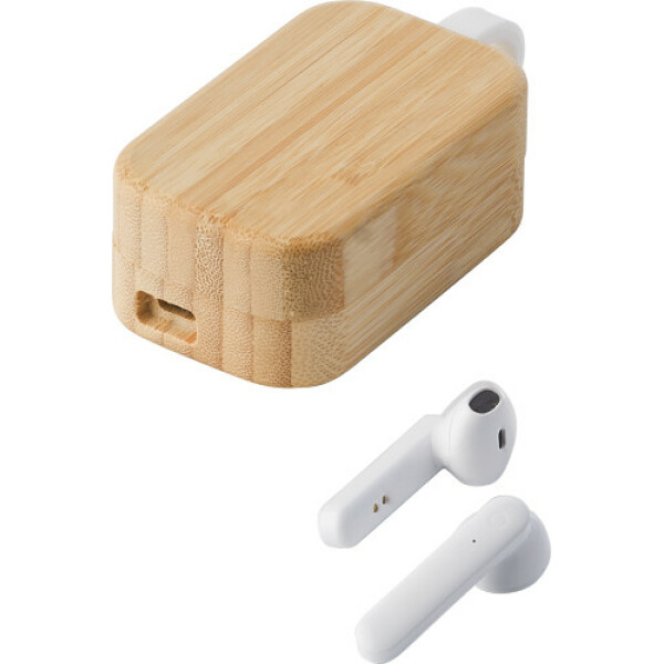 ABS wireless earphones Marmara bamboo
