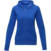 Theron dames hoodie met ritssluitng - Blauw - 2XL